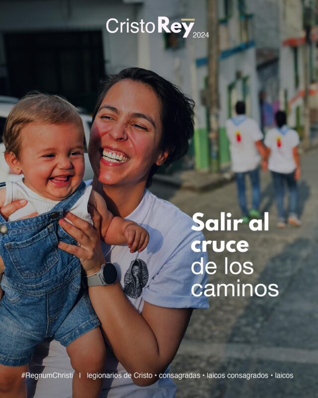 Día 8️⃣ 👑 ¡Novena a Cristo Rey!
Abrirnos a todos, a ser testigos de esperanza y alegría en los caminos del mundo actual. ✨ Invitemos a otros al banquete del Reino y compartamos el tesoro de nuestra fe. 🌍💒
¿Cómo compartir hoy el mensaje de Cristo con quienes encuentre en mi camino? 🙌
#regnumchristi #novenacristorey #cristorey